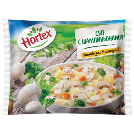 Суп Hortex с шампиньонами замороженный 400 г