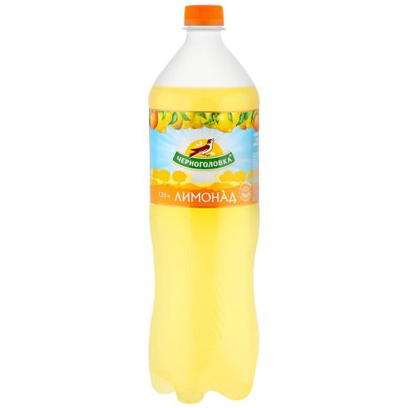 Напиток безалкогольный Черноголовка Лимонад оригинальный сильногазированный 1.25 л