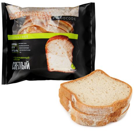 Хлеб Foodcode формованный нарезной светлый без глютена 250 г