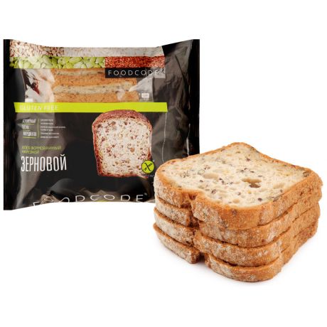 Хлеб Foodcode формованный нарезной зерновой без глютена 250 г