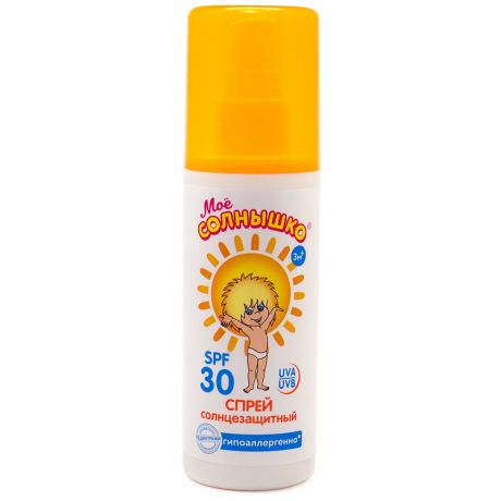 Спрей детский Мое солнышко солнцезащитный SPF 30 100 мл