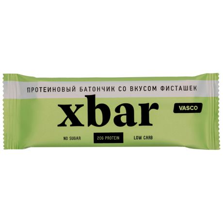 Батончик Xbar протеиновый со вкусом фисташки 60 г