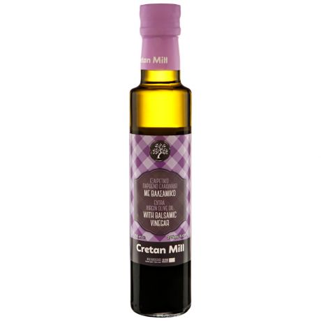 Масло оливковое Cretan Mill E.V. с бальзамическим уксусом 0.25 л