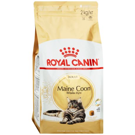 Корм сухой Royal Canin Maine Coon Adult для кошек породы мейн-кун старше 15 месяцев 2 кг