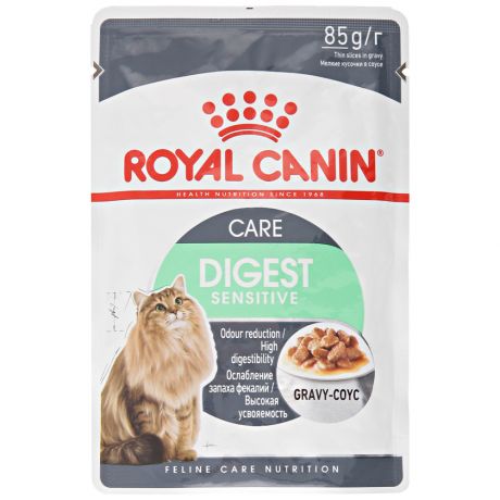 Корм влажный Royal Canin Digest Sensitive в соусе при чувствительном пищеварении для кошек 85 г