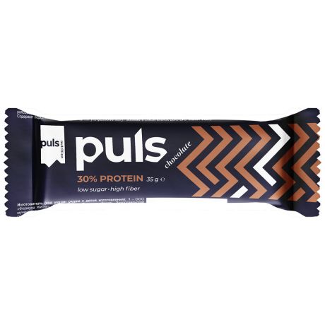 Батончик Puls Nutrition протеиновый Puls Bite 30% Шоколад 35 г