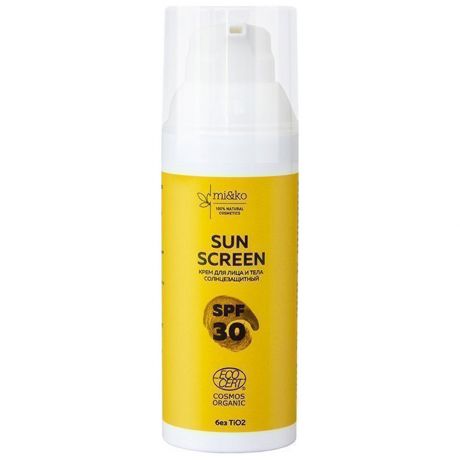 Крем солнцезащитный для лица и тела Mi&ko Sun Screen SPF30 50 мл