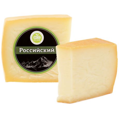 Сыр полутвердый Eco Village Российский 45% 0.2-0.3 кг