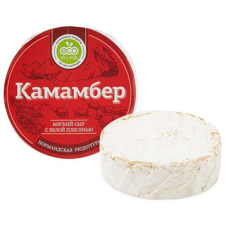 Сыр мягкий Eco Village Камамбер 50% 0.2-0.3 кг