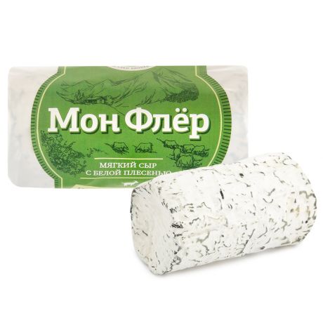 Сыр мягкий Eco Village Мон Флер 50% 0.1-0.2 кг