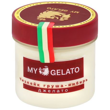 Мороженое My Gelato Чизкейк груша-имбирь 90 г