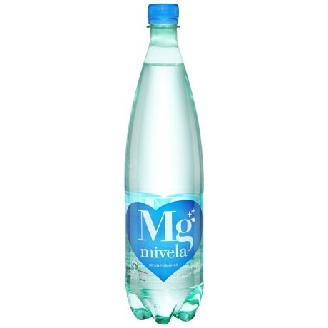 Вода минеральная лечебно-столовая Mivela Mg++ природная питьевая негазированная 1 л
