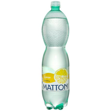 Вода минеральная Mattoni со вкусом Лимона газированная 1.5 л