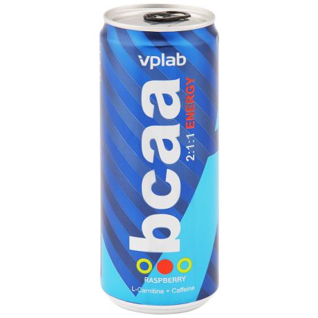 Напиток VpLab BCAA Energy 2:1:1 энергетический Малина 330 мл