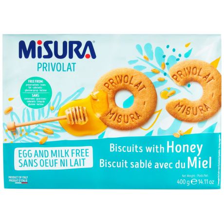 Печенье Misura Privolat с медом 400 г