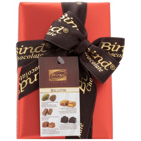 Набор шоколадных конфет Bind Красная подарочная упаковка 110 г