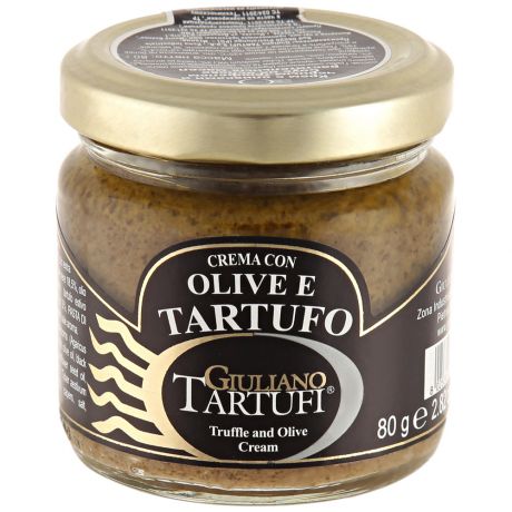 Крем Giuliano Tartufi с оливками и черным трюфелем 80 г