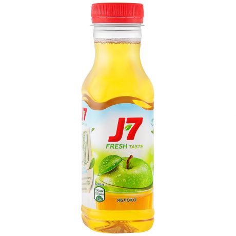 Сок J7 Яблочный осветленный 0.3 л