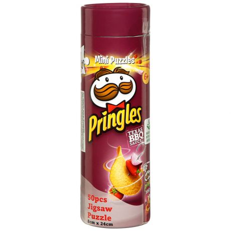Пазл Pringles тип BBQ цвет фиолетовый 8x24 см (50 деталей)
