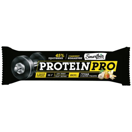 Батончик SmartBar протеиновый Protein Pro 45% Грушевый 35 г