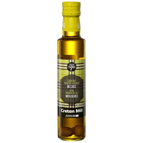 Масло оливковое Cretan Mill E.V. с оливками 0.25 л