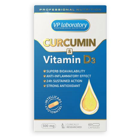 Куркумин и Витамин D3 VpLab (60 капсул)