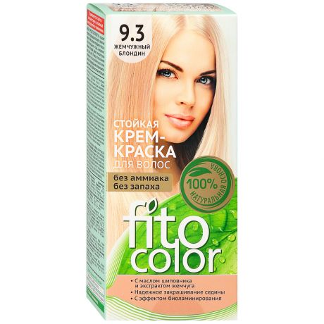 Крем-краска для волос Фито Косметик Fitocolor стойкая оттенок 9.3 Жемчужный блондин