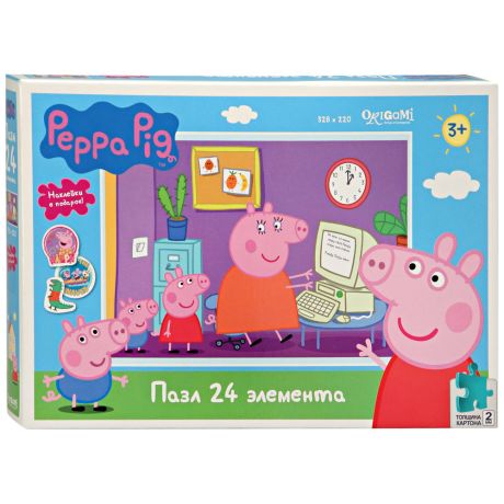 Пазл Peppa Pig Работа Мамы Свинки (24 детали) 04287