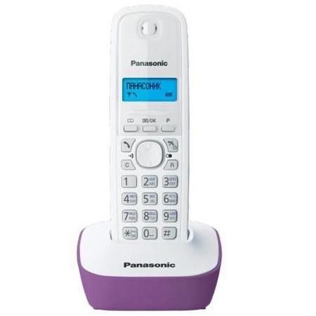 Радиотелефон DECT Panasonic KX-TG1611RUF фиолетовый