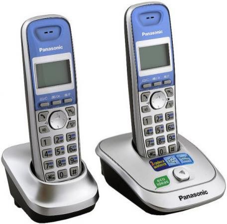 Радиотелефон DECT Panasonic KX-TG2512RUS серебристый