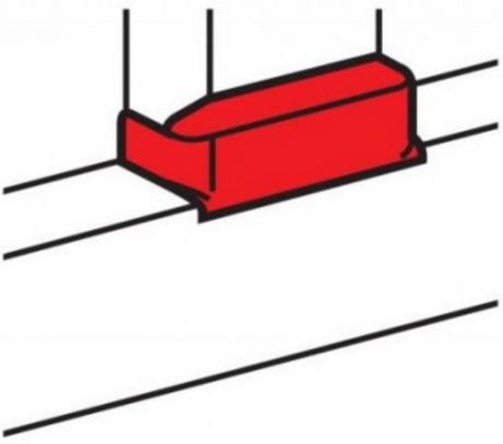 Отвод плоский Legrand для односекционных кабель-каналов DLP 50х105 ширина профиля 105 мм 10740 белый
