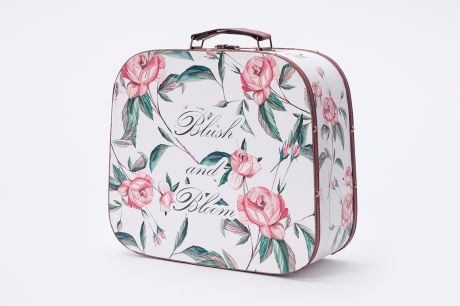 Декоративный чемодан для хранения Blush and Bloom