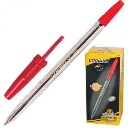 Шариковая ручка шариковая Corvina 40163/03 красный 0.7 мм