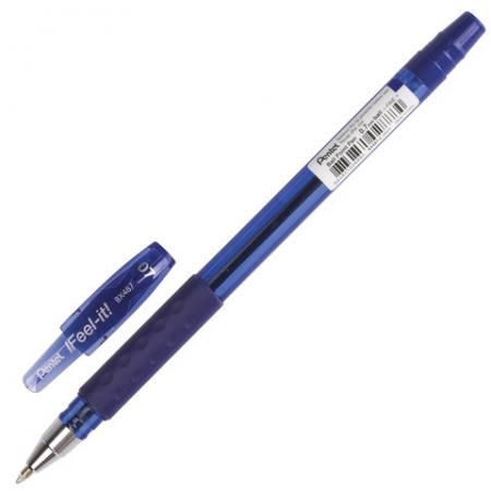 Ручка шариковая масляная PENTEL BX487-C "Feel It!" синий 0.27 мм