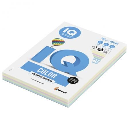 Цветная бумага IQ Бумага IQ color цветная пастель RB01 A4 100 листов