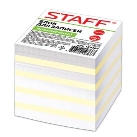 Блок для записей STAFF ассорти белый