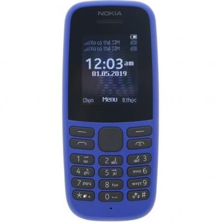 Мобильный телефон NOKIA 105 DS Blue синий 1.77" 4 Мб