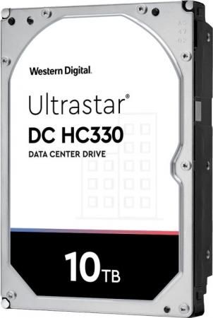 Накопитель на жестком магнитном диске WD Жесткий диск Western Digital Ultrastar DC HC330 WUS721010AL5204 (0B42258) 10ТБ 3.5" 7200RPM 256MB SAS 512E