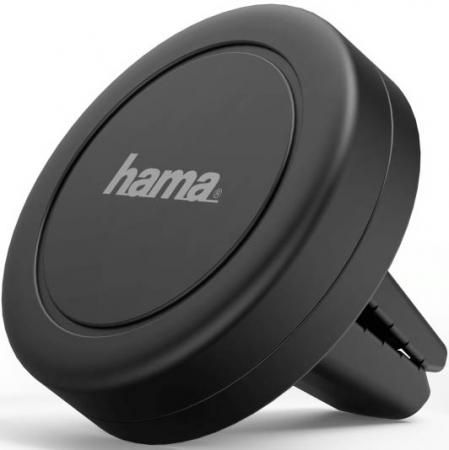 Держатель Hama Magnet Vent магнитный черный для смартфонов (00188301)