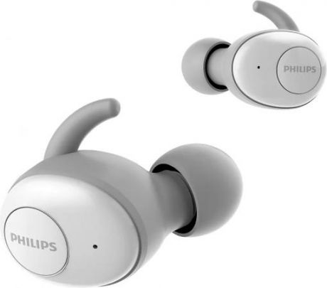 Гарнитура вкладыши Philips TAT3215WT/00 белый беспроводные bluetooth в ушной раковине