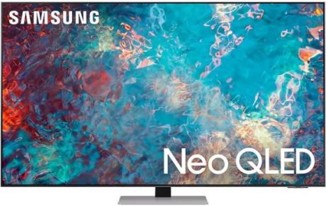 Телевизор LED 55" Samsung QE55QN85AAUXRU серебристый 3840x2160 120 Гц Wi-Fi Smart TV 4 х HDMI 2 х USB RJ-45 Bluetooth CI+