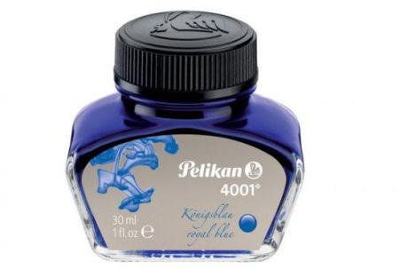 Флакон с чернилами Pelikan INK 4001 78 (301010) Royal Blue чернила синие чернила 30мл для ручек перьевых