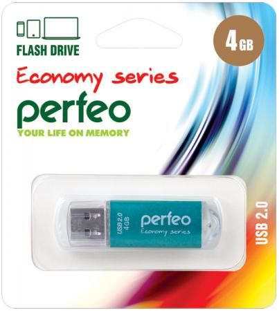 Флешка 4Gb Perfeo E01 USB 2.0 зеленый PF-E01G004ES