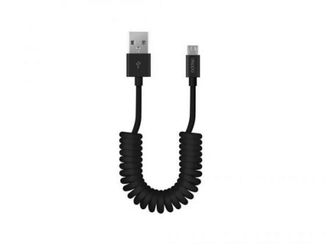 Кабель Deppa USB-microUSB витой 1.5м черный 72123
