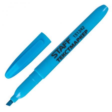 Текстовыделитель STAFF Текстмаркер 1-3 мм голубой