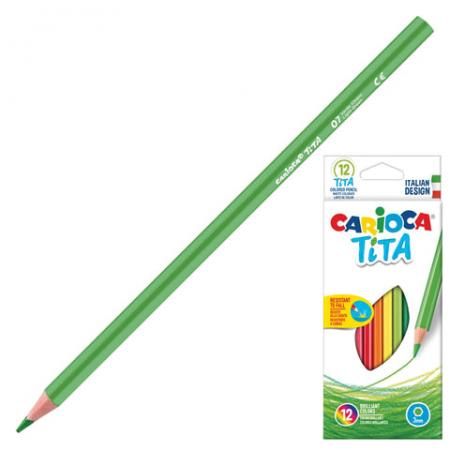 Набор цветных карандашей CARIOCA "Tita" 12 шт 174 мм