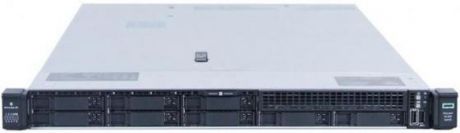 Сервер HPE DL360 Gen10, 1x 4210 Xeon-S 10C 2.2GHz, 1x16GB-R DDR4, P408i-a/2GB (RAID 1+0/5/5+0/6/6+0/1+0 ADM) noHDD (8/10+1 SFF 2.5" HP) 1x500W (up2), 4x1Gb/s FLR, noDVD, iLO5, Rack1U, 3-3-3