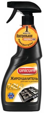 Средство для чистки плит, духовок, грилей от жира/нагара 500 мл, UNICUM (Уникум) "Gold", спрей, 300032