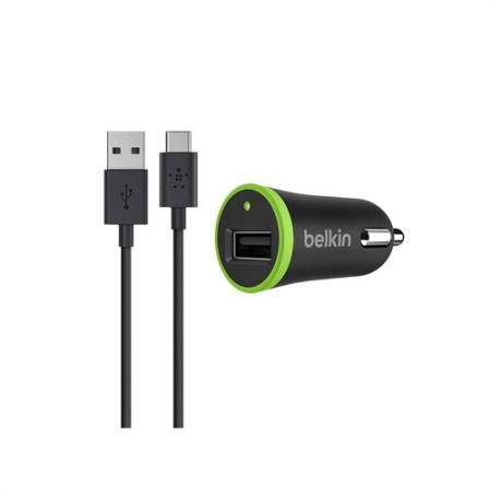 Автомобильное зарядное устройство Belkin F7U002bt06-BLK 2.1A USB черный
