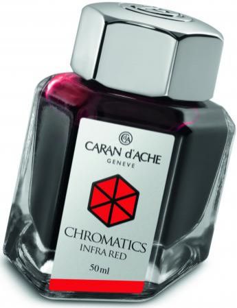 Флакон с чернилами Carandache Chromatics Infrared чернила красный 50мл 8011.070